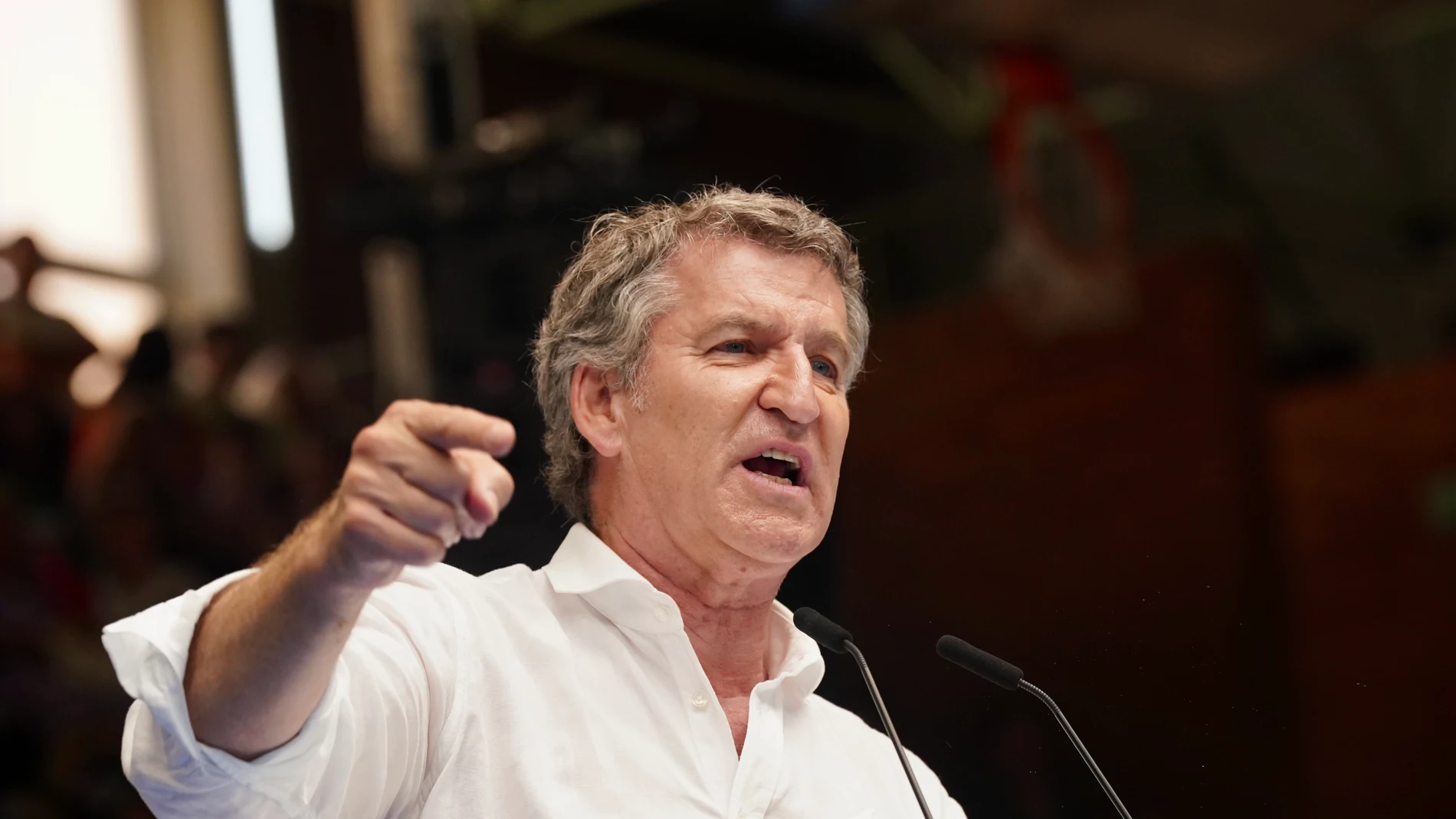 El líder del PP, Alberto Núñez Feijóo