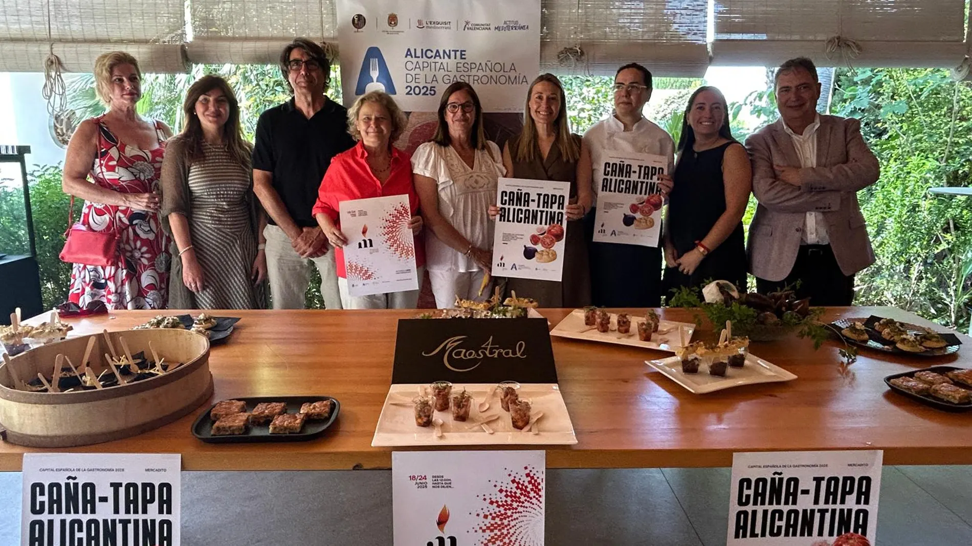 Hoy se han presentado las tapas creadas con motivo de la Capitalidad Gastronómica de Alicante para Hogueras