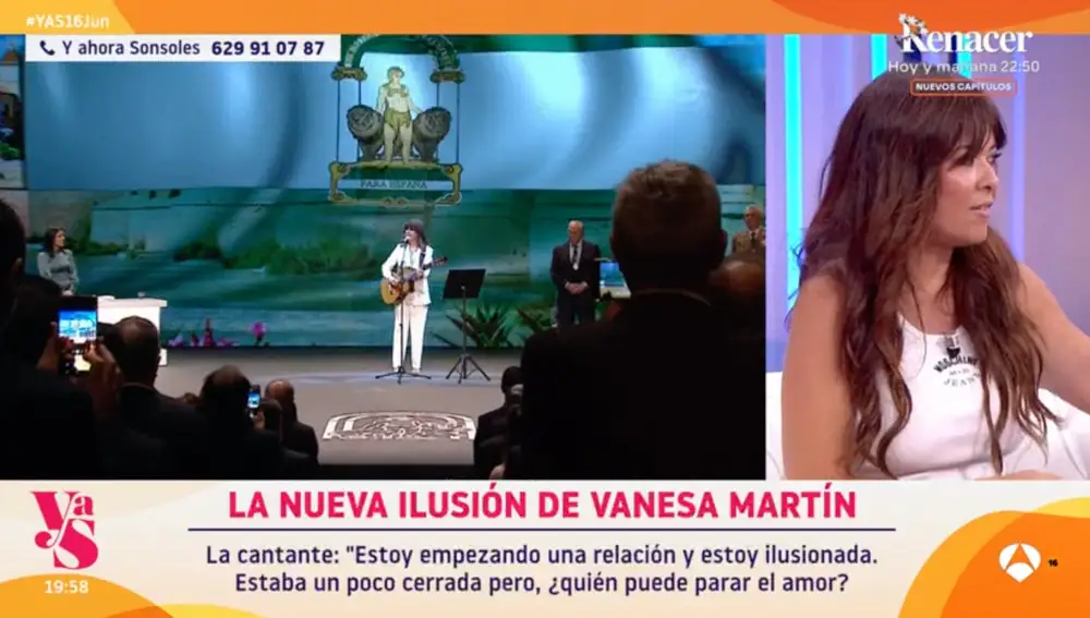 Captura de Vanesa Martín en 'Y ahora Sonsoles'