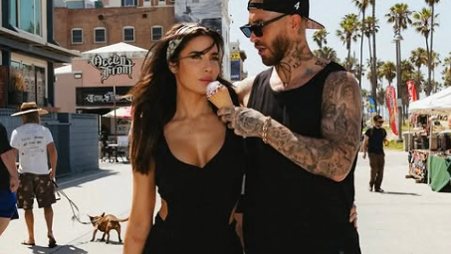 Sergio Ramos y Pilar Rubio, en Los Ángeles