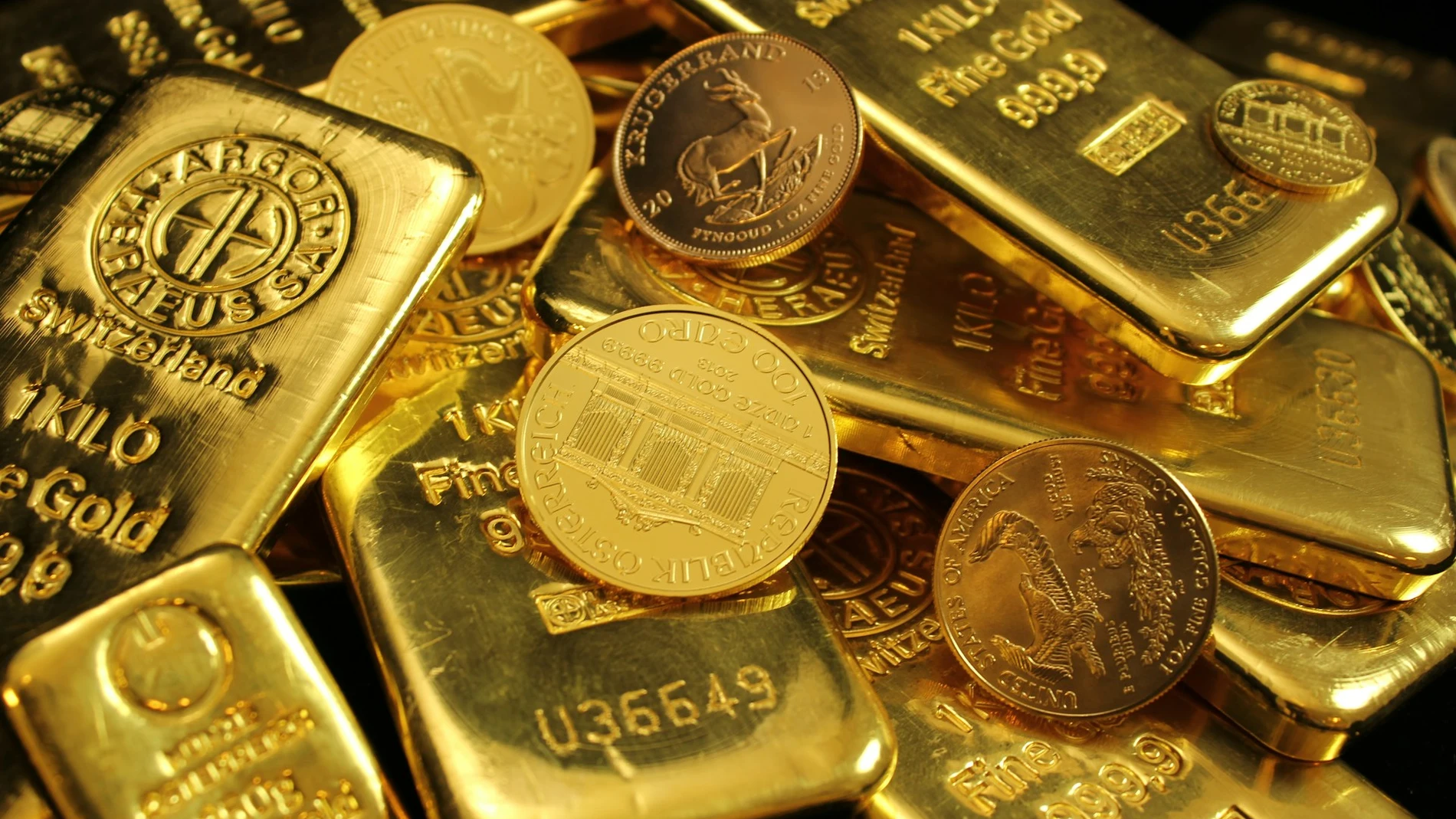 Monedas de oro