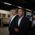 Mazón realiza un recorrido en pruebas previo a la reapertura del tramo València Sud-Castelló de Metrovalencia en Torrent