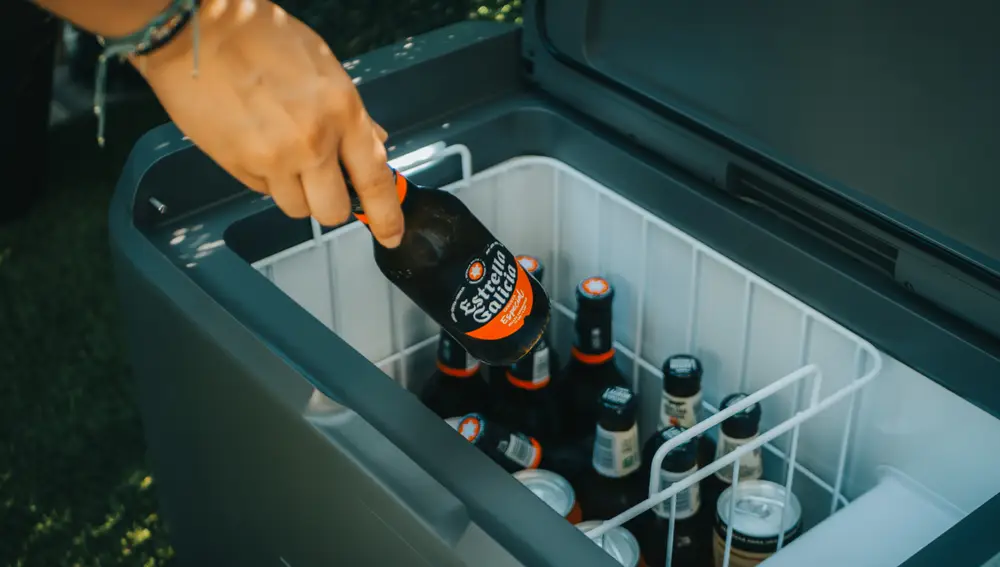 El interior de la nevera EcoFlow GLACIER Classic