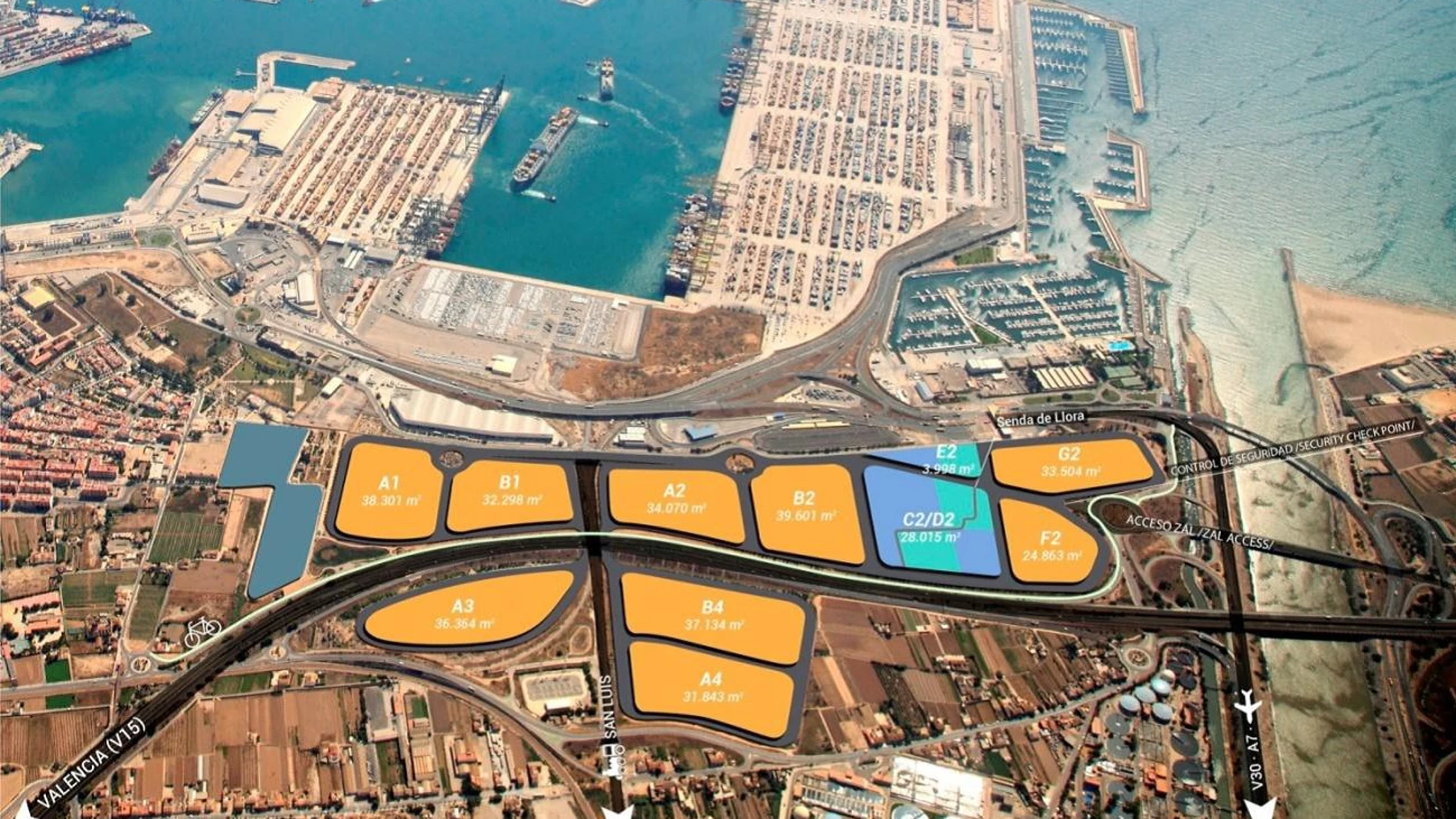 PI Logística, del Puerto de Valencia, adjudica otras tres manzanas de la ZAL