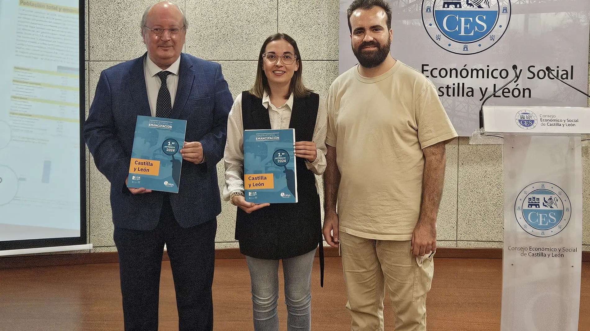 Enrique Cabero, Sandra Ámez y Francisco Javier Muñoz