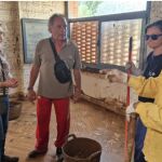 Visita de Ana Castillo a Azuara, municipio afectado por las tormentas