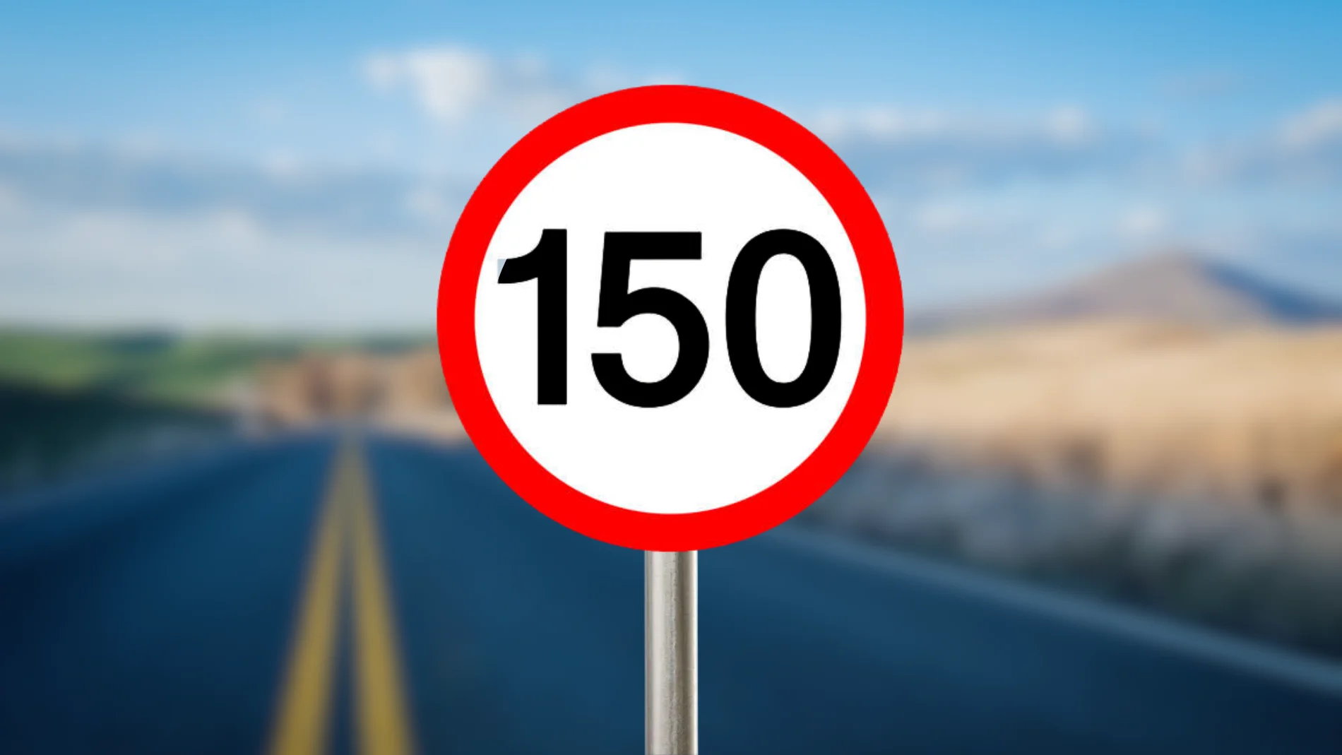 La única excepción que permite circular a 150 kilómetros por hora