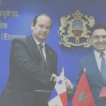 Naser Bourita con su homólogo panameño