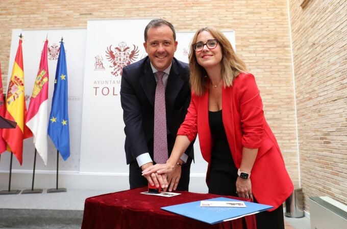 Presentación del sello del Corpus de Toledo.