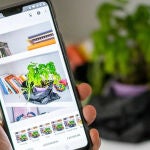 La app de Snapseed en un móvil Android