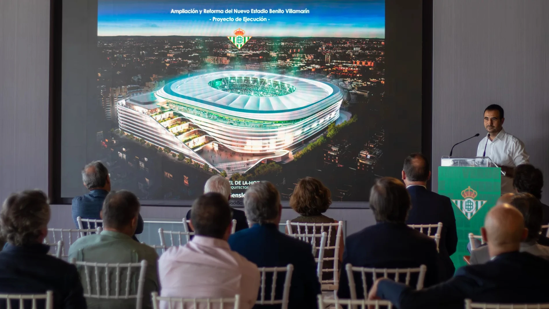 El Betis inicia la licitación del proyecto de su nuevo estadio y lo presenta a nueve constructoras