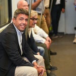 Mazón realiza un recorrido en pruebas previo a la reapertura del tramo València Sud-Castelló de Metrovalencia en Torrent