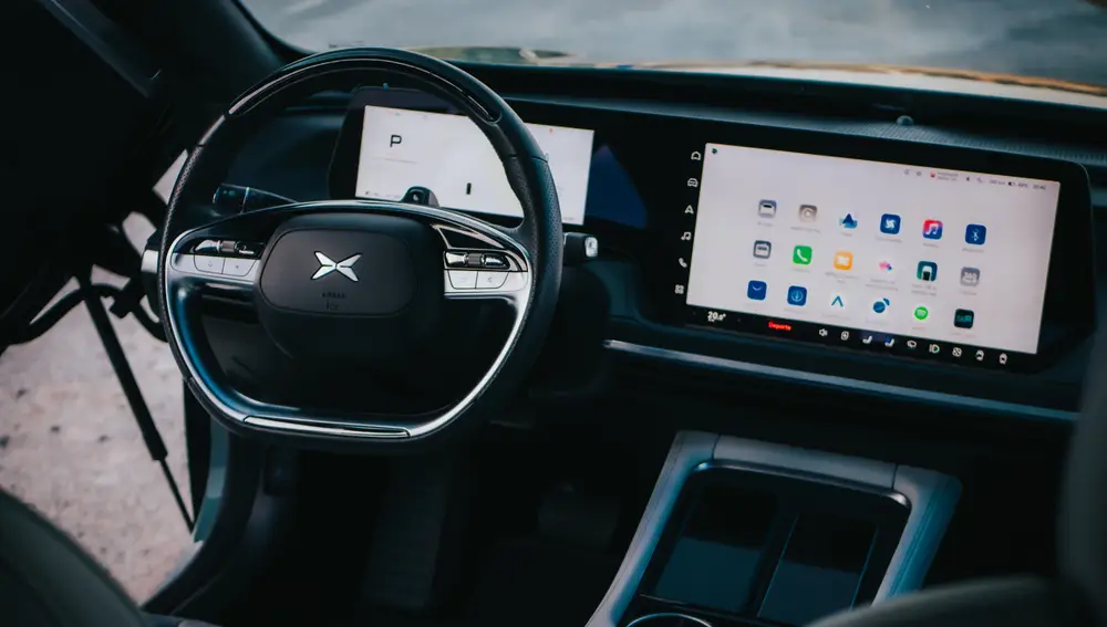 Interior del Xpeng P7