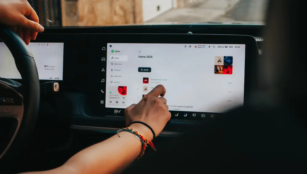 El software del Xpeng P7