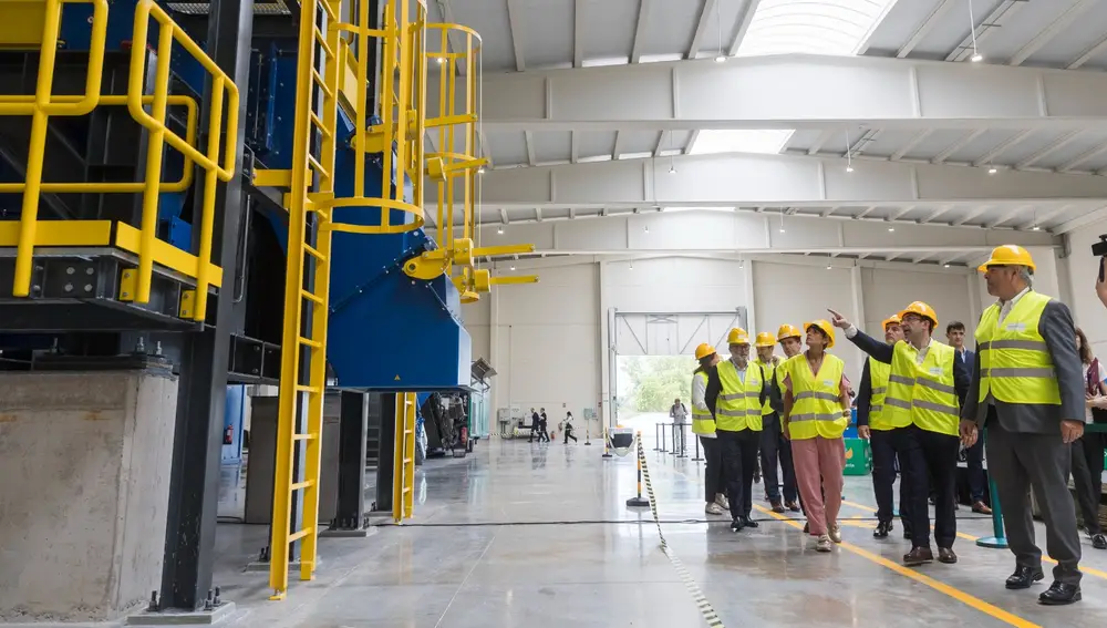 Primera planta de reciclaje de palas de aerogenerador de la Península Ibérica, en Navarra