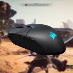 El ratón CORSAIR KATAR ELITE WIRELESS solo pesa 69 gramos