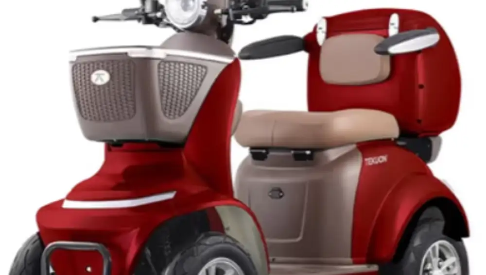 Ejemplo de scooter de cuatro ruedas