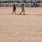 Playas de Valencia bajo aviso por calor y tormentas en la península