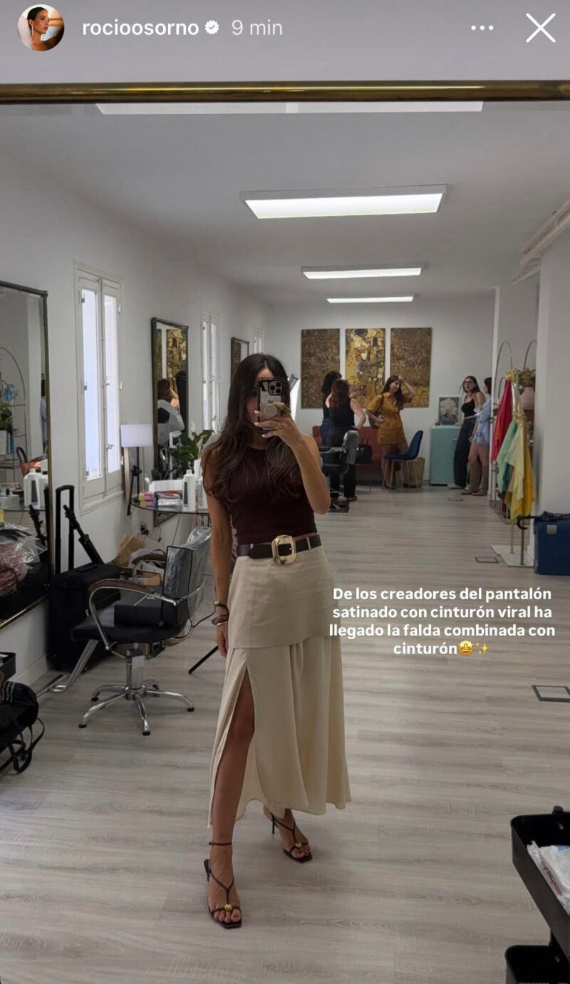El look de Rocío Osorno.
