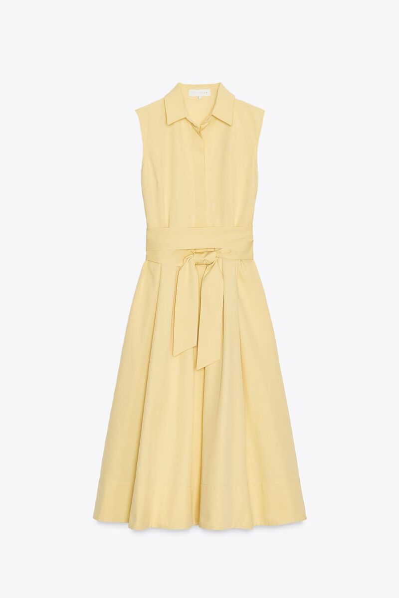 Vestido camisero.