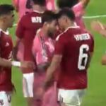 El feo gesto de Messi durante el partido inaugural