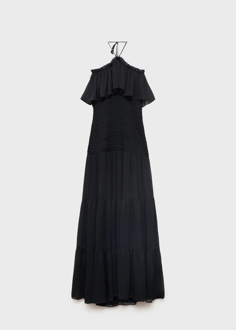 Vestido de nido de abeja.