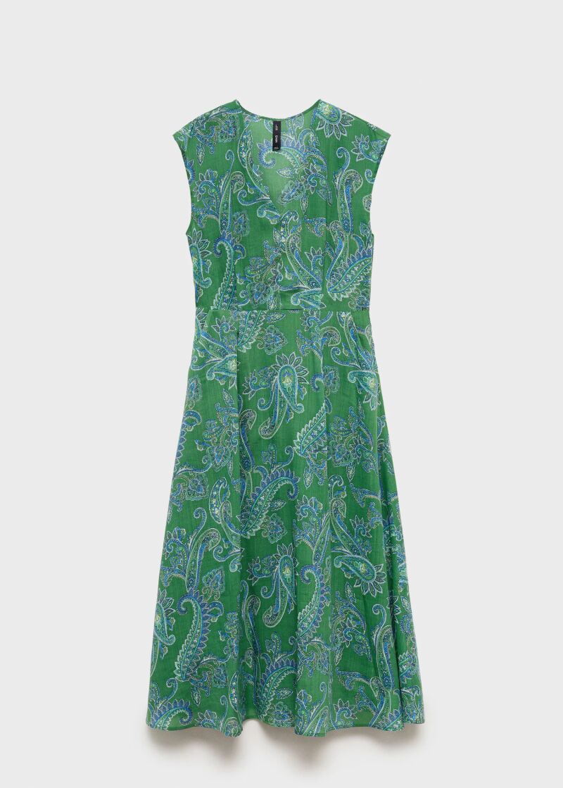 Vestido paisley.