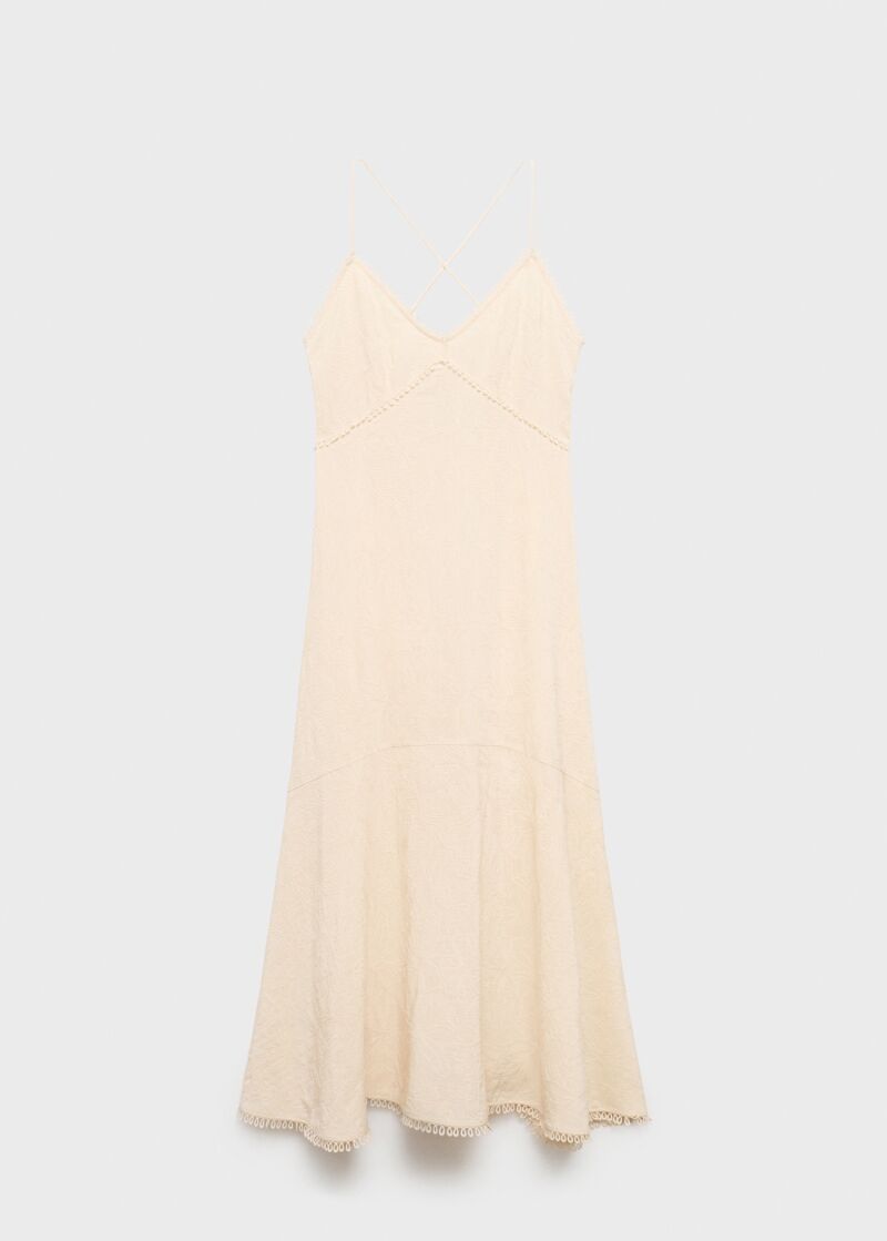 Vestido en nude.