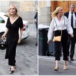 Carmen Lomana y José Manuel Díaz-Patón se reencuentran en el funeral de Francisco de Borbón y Escasany
