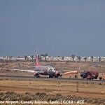 Un vuelo con destino al Reino Unido retorna a Lanzarote tras detectarse humo en la cabina