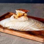 Ondas do mar, del chef Daniel Bastos. Tapa de Vigo. 