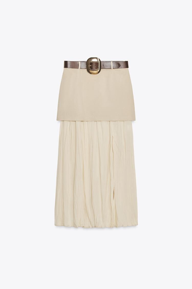 Falda midi.