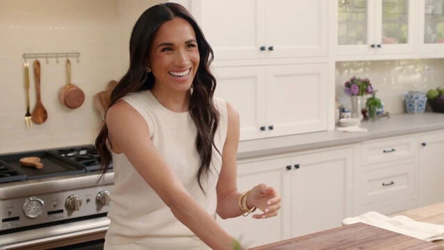 Meghan Markle en su cocina de Montecito