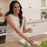 Meghan Markle en su cocina de Montecito