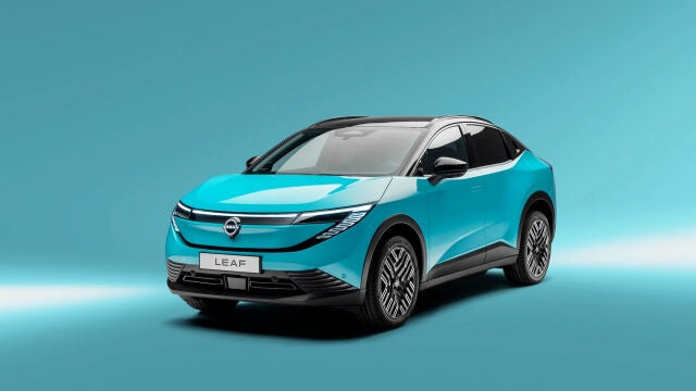 El nuevo Nissan Leaf, en color azul