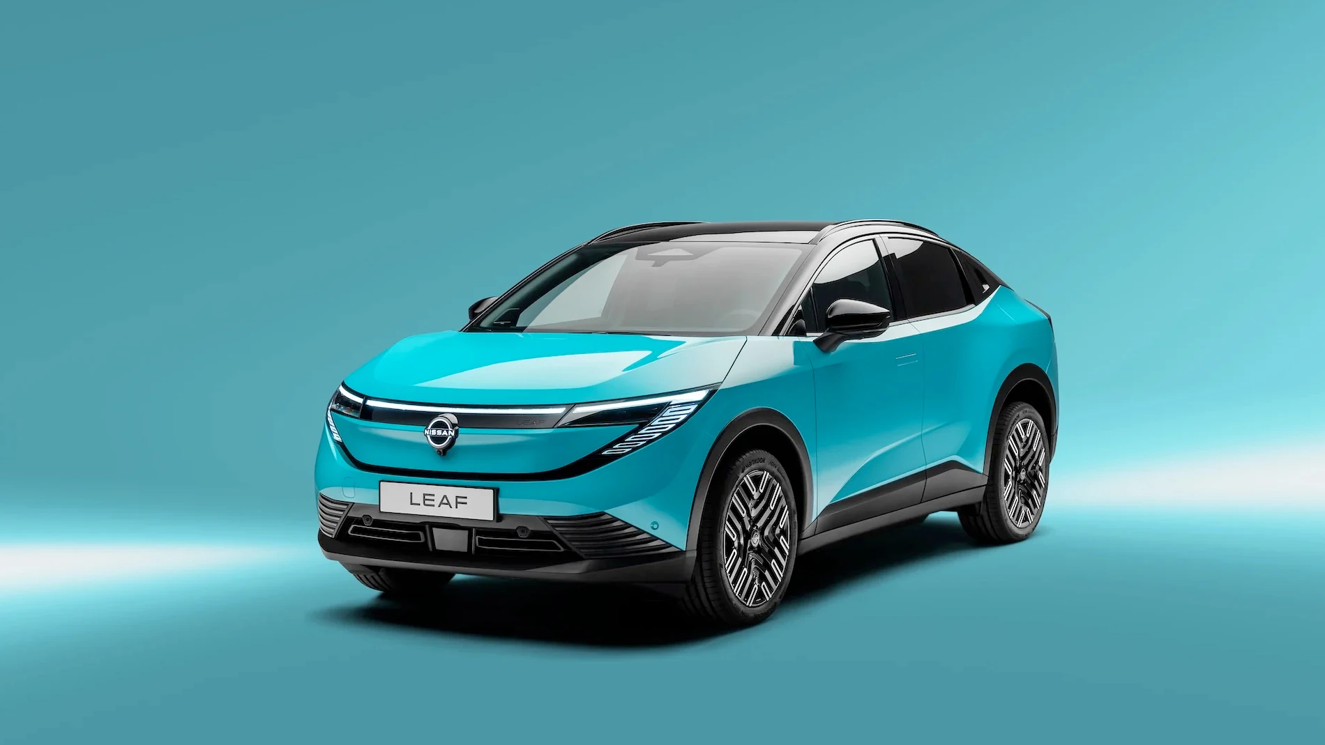 El nuevo Nissan Leaf, en color azul