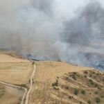 Incendio en las Barrancas de Burujón