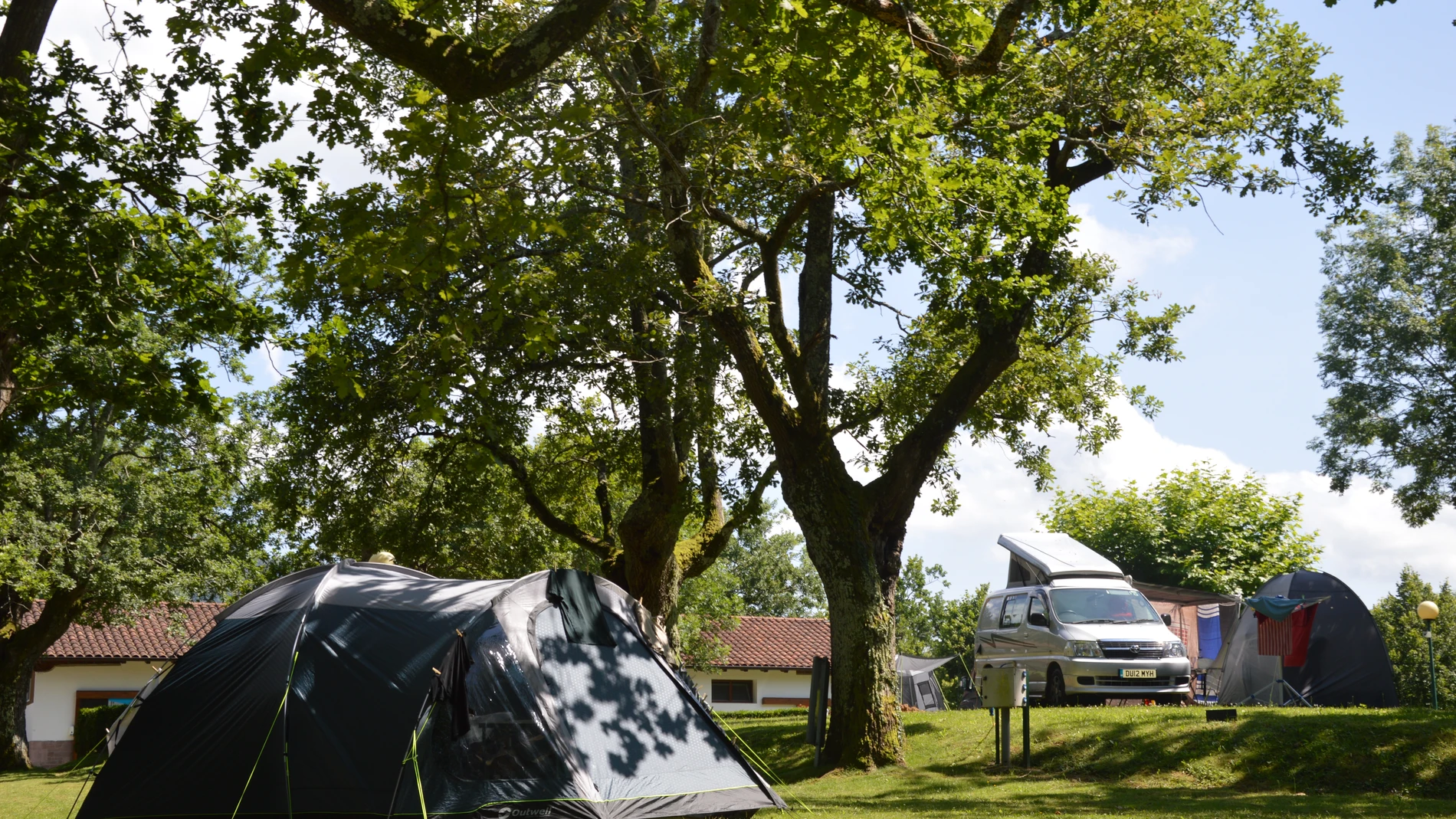 Los campings sirven como base para nueve rutas circulares y cuentan con lo necesario para el bienestar de los cicloturistas