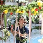 Toledo se viste de Corpus: 40.000 flores ya engalanan las calles de la ciudad.