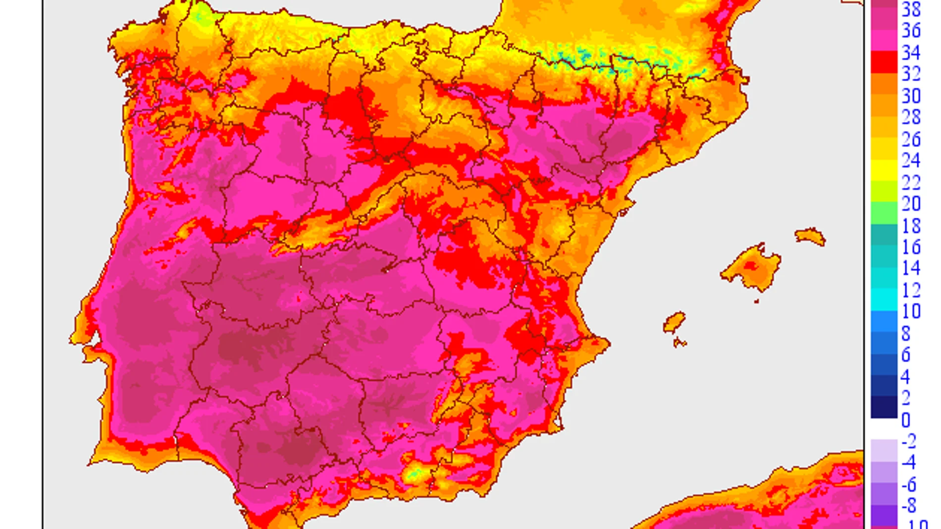 La jornada del martes estará marcada por las altas temperaturas