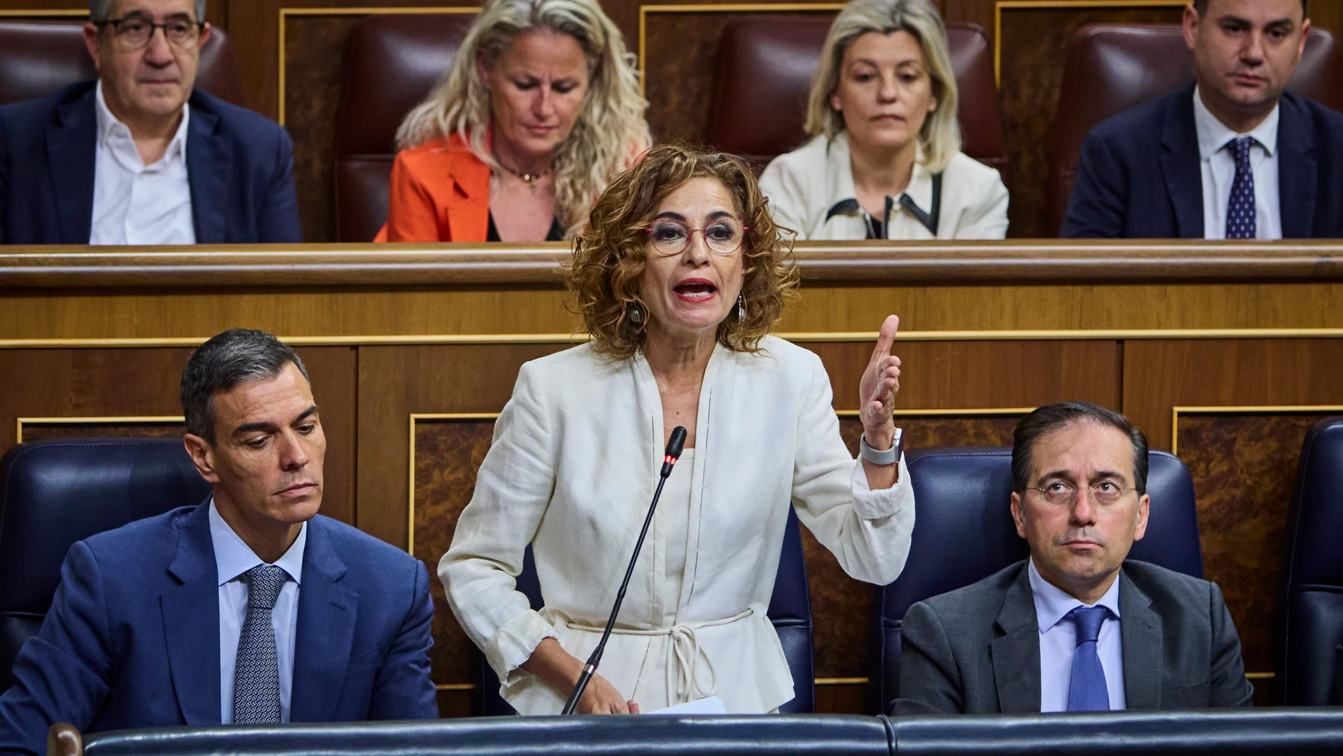 Sesión de control al Gobierno en el Congreso de los Diputados. Comparece Maria Jesus Montero. © Alberto R. Roldán / Diario La Razón. 18 06 2025