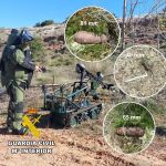 Los objetos desactivados por la Guardia Civil
