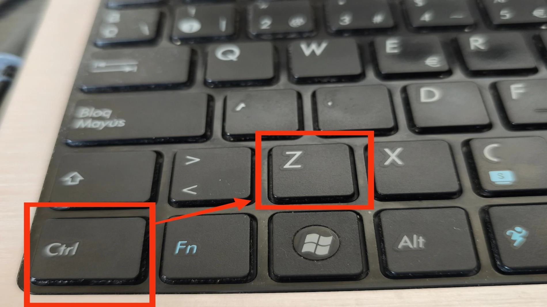 Para qué sirve Ctrl y Z juntas