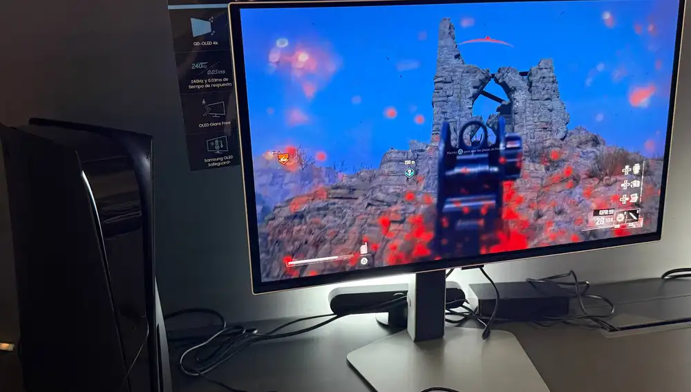 Un Call of Duty en el Odyssey OLED G8