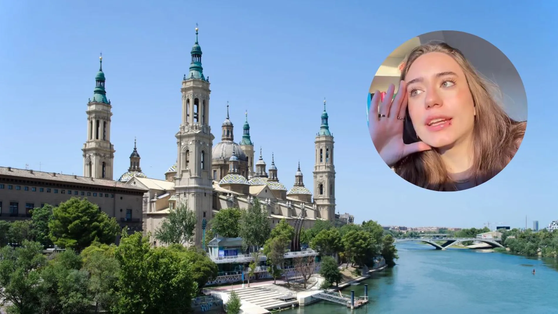 Una influencer aragonesa en Zaragoza