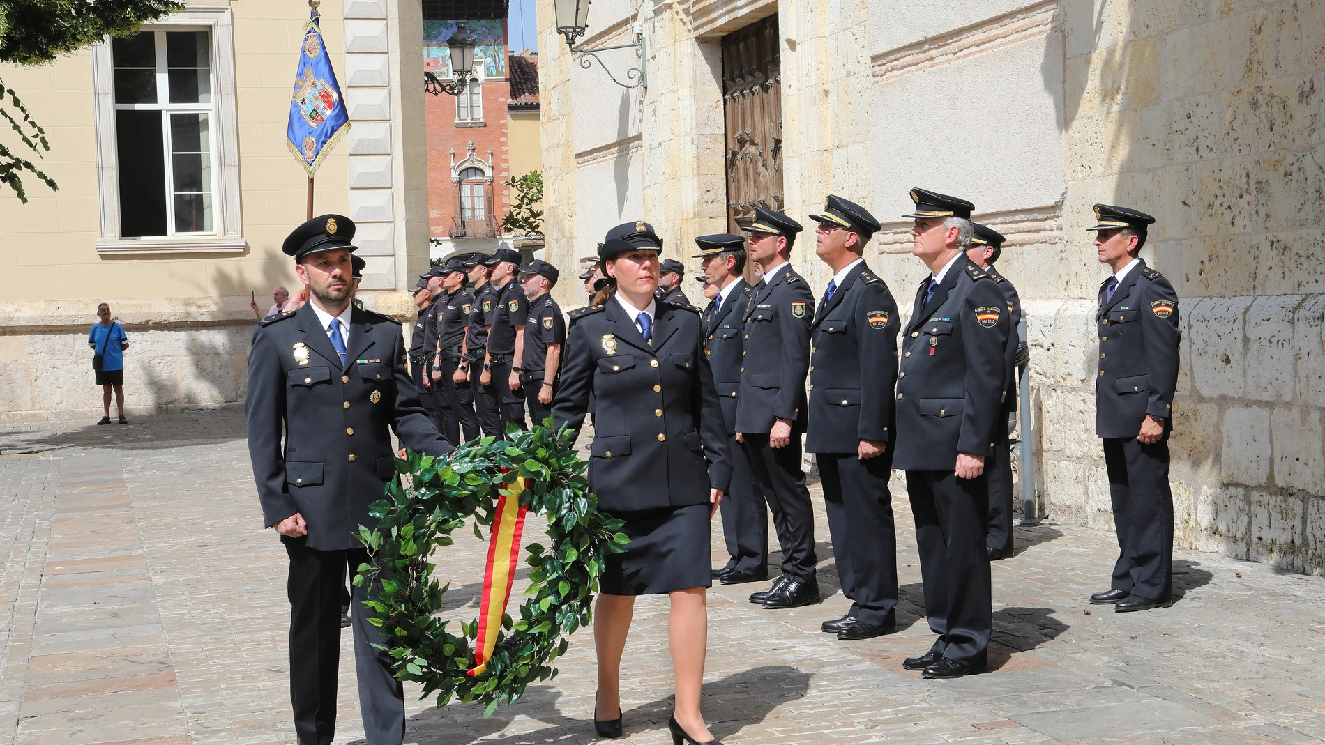 Homenaje de La Policía Nacional de Palencia a las víctimas de terrorismo