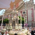 Procesión del Corpus por las calles de Sevilla de 2024