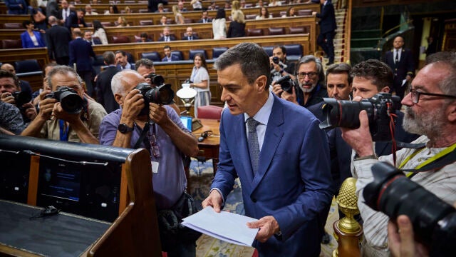 Sesión de control al Gobierno en el Congreso de los Diputados. Comparece el presidente del Gobierno, Pedro Sánchez. 