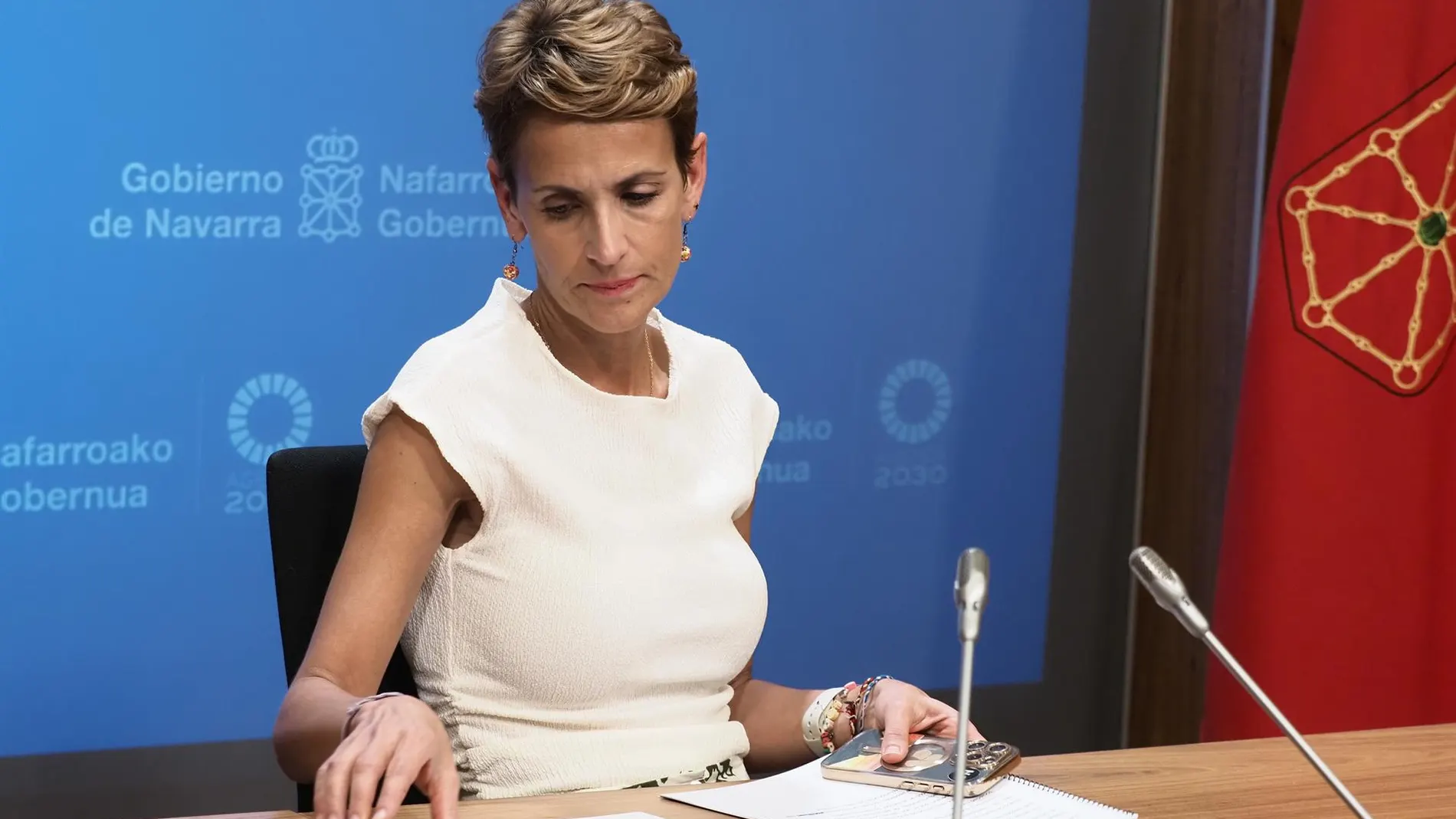 Chivite sobre la participación de Cerdán en Servinabar: "Ni yo misma ni el Gobierno conocíamos esa información"
