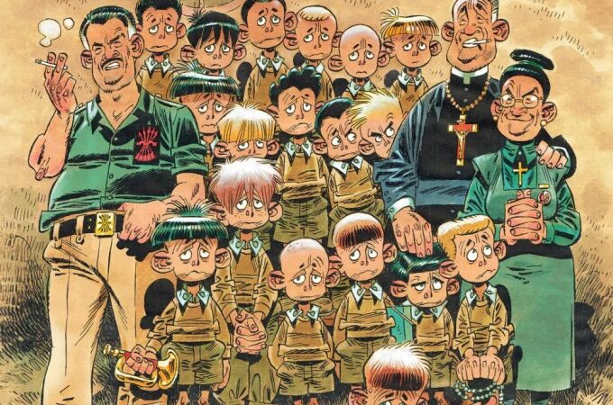 Ilustración de Carlos Giménez para la portada de 'Paracuellos'